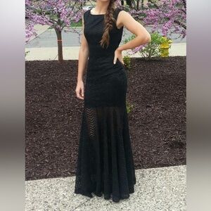 Black Sparkly Formal Gown